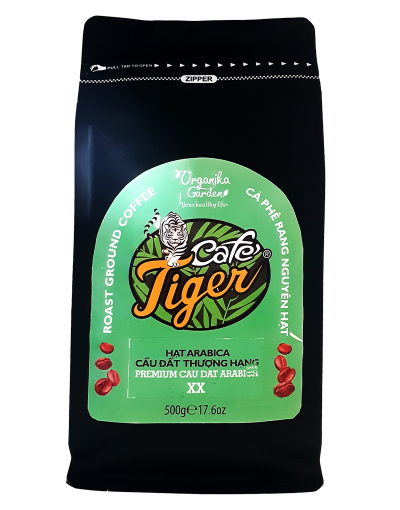 Café Tiger - HẠT ARABICA CẦU ĐẤT THƯỢNG HẠNG 500gr