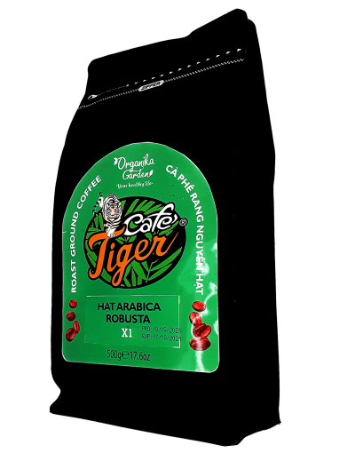 Café Tiger - HẠT ARABICA + ROBUSTA  X1 500gr