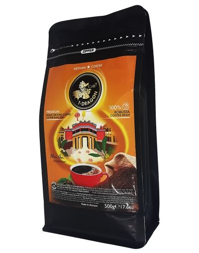 Café T-DRAGON - ROBUSTA RANG XAY THƯỢNG HẠNG - 500 Gr