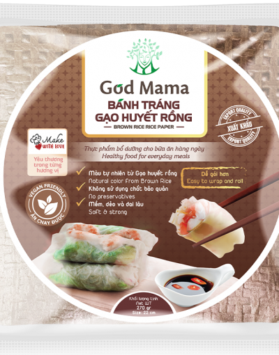 BÁNH TRÁNG GOD MAMA - BÁNH TRÁNG GẠO HUYẾT RỒNG