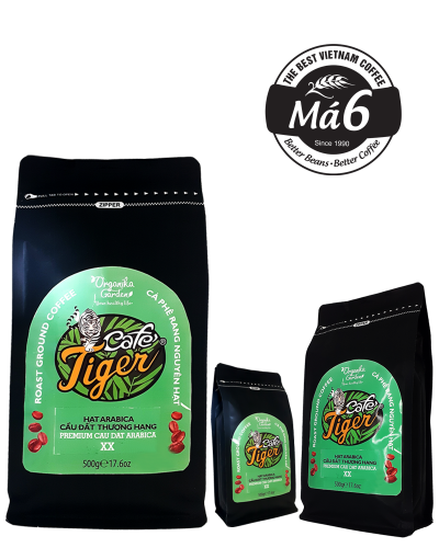 Café Tiger - HẠT ARABICA CẦU ĐẤT THƯỢNG HẠNG 500gr