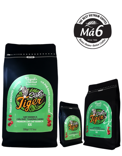 Café Tiger - HẠT ARABICA CẦU ĐẤT THƯỢNG HẠNG 500gr