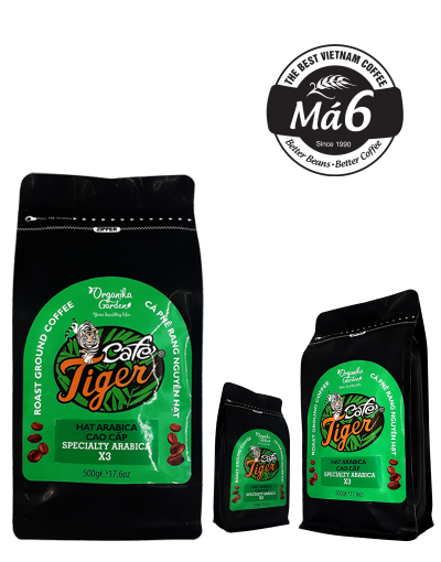 Café Tiger - HẠT ARABICA CAO CẤP X3 500gr