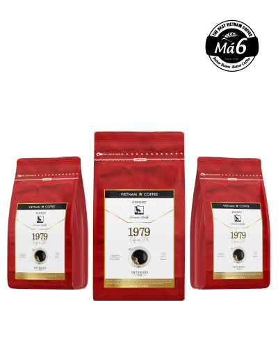 Cafe 1979 rang xay Thượng Hạng ARABICA - ROBUSTA Túi Đỏ