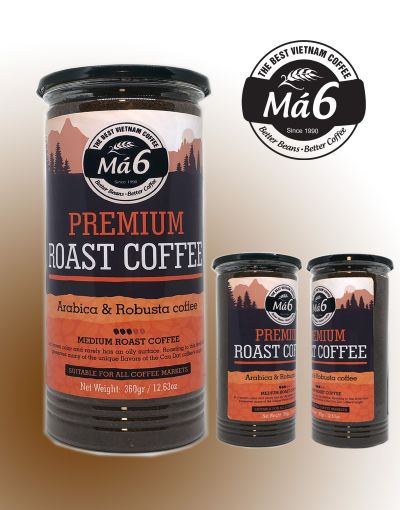 Café Má 6 - rang xay Premium 360gr