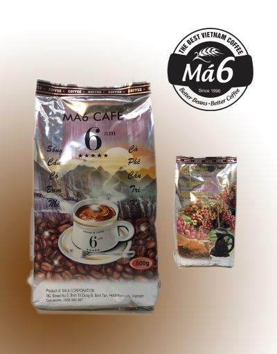 Café Má 6 - 6 am (túi bạc) 500gr