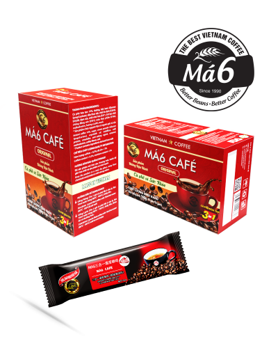 Café Má 6 - Original - 3 in 1 (16gr x 10 gói) / hộp 