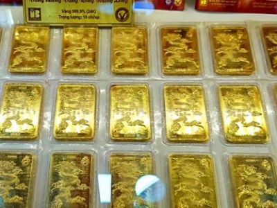 Giá vàng hôm 13/2: Tiếp tục giảm mạnh